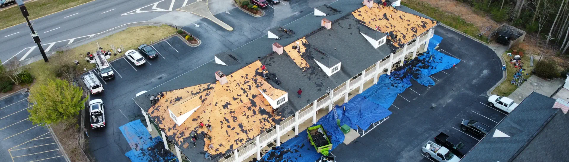 Commercial Roofing - Quality Inn Roofing Overhaul by Xtreme Xteriors